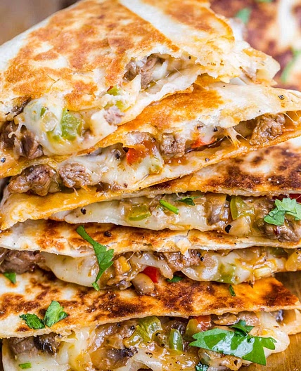 Philly Cheesesteak Quesadilla Recipe