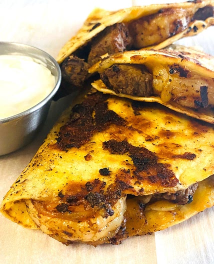 Blackstone Surf and Turf Quesadillas