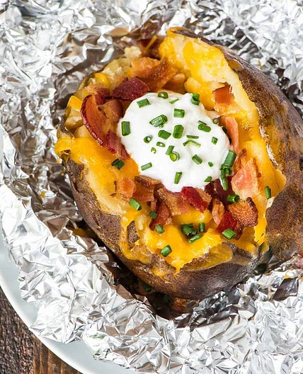 Crock Pot Baked Potatoes