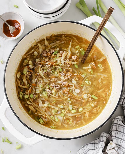 Paleo Egg Roll Soup (Whole30, AIP)