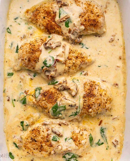Baked Tuscan Chicken Breast