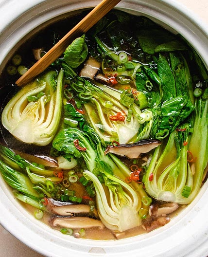 Bok choy soup recipe (上海青菜湯)