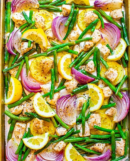 15-Minute Sheet Pan Lemon Pepper Chicken