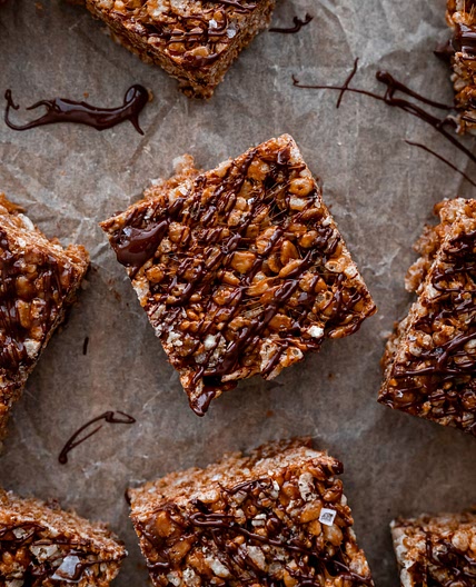 Vietnamese Coffee Rice Krispie Treats