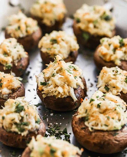 Crab Stuffed Mushrooms