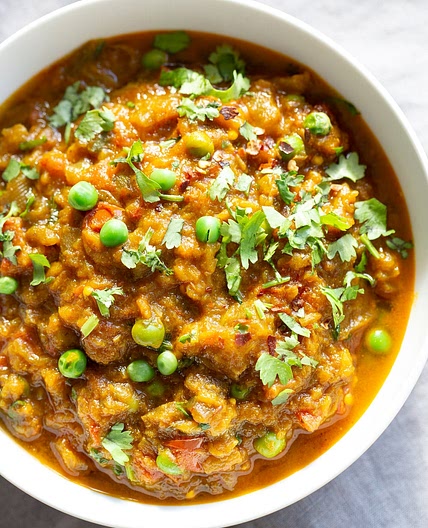 Instant Pot Baingan Bharta Recipe - Spiced Mashed Eggplant