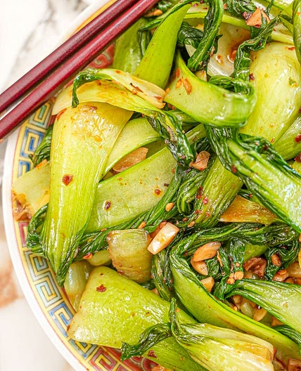 Chili Garlic Bok Choy (VIDEO)