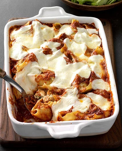 Chicken Parmesan Stuffed Shells