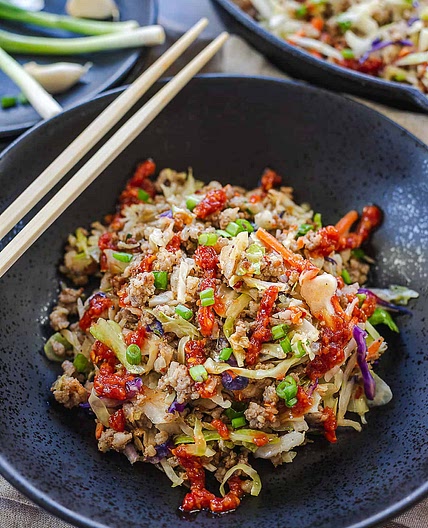 Sausage Egg Roll In A Bowl