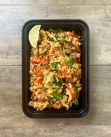 Chicken Fajita Fried Rice