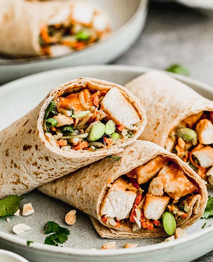 Asian Chicken Wraps