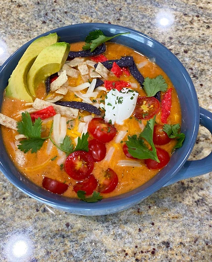 Lentil Tortilla Soup