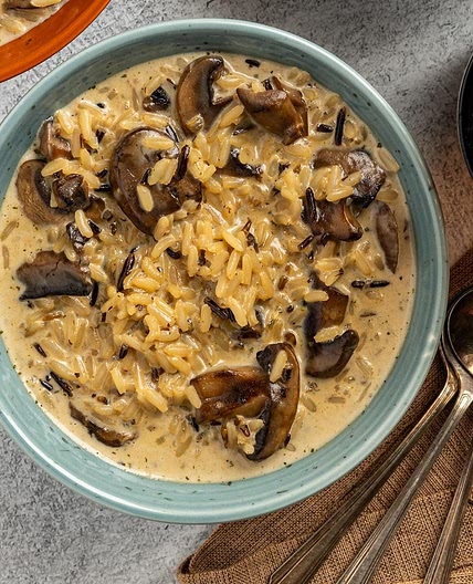 Wild Rice and Mushroom Soup