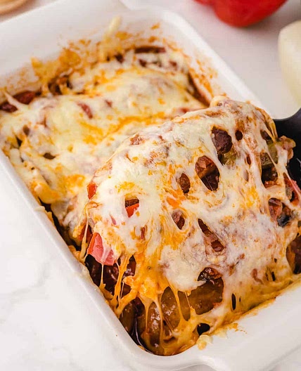 Slow Cooker Sausage and Peppers and onions