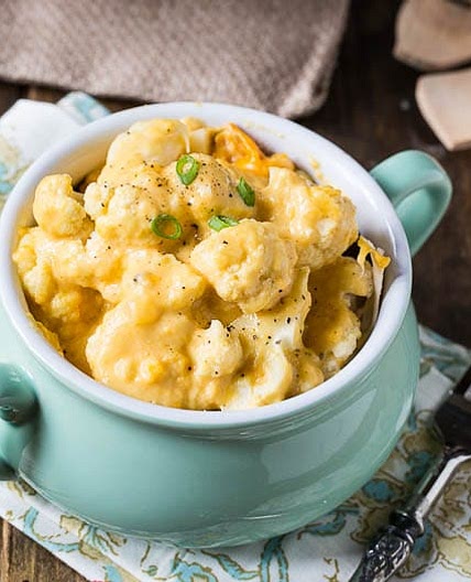 Crock Pot Cauliflower and Cheese