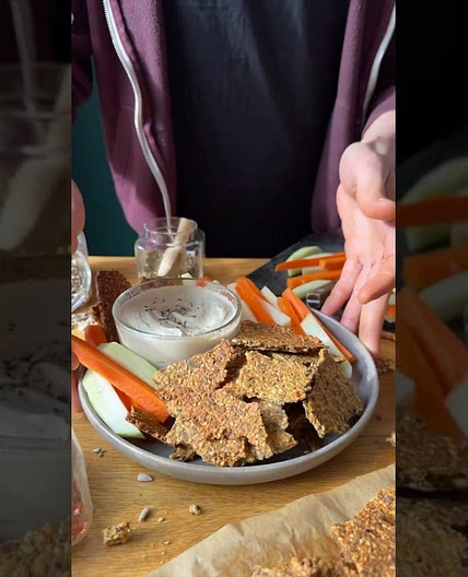 Kichererbsen-Saat- & Kern-Cracker