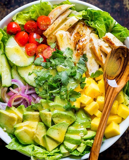 Chicken Mango Avocado Salad