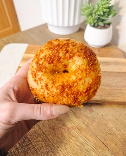 Sourdough Cheddar Bagels
