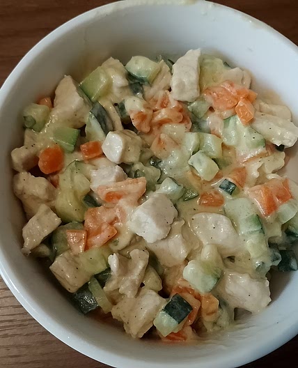 Poulet aux légumes