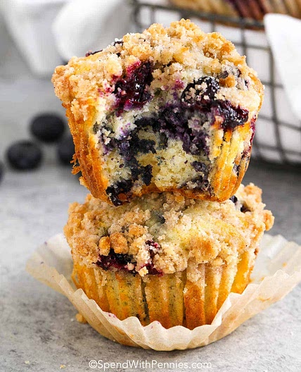 Blueberry Streusel Muffins