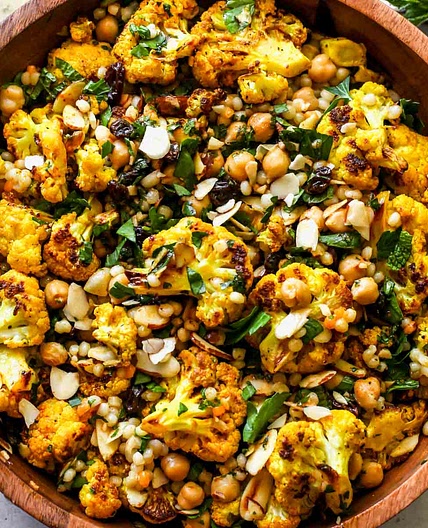 Moroccan Cauliflower and Couscous Salad