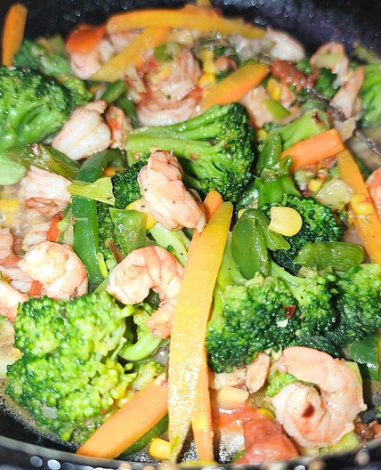 Stir Fried Shrimp & Broccoli