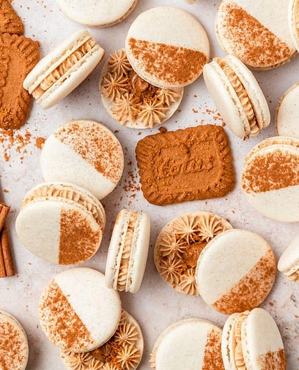 Biscoff Cookie Butter Macarons