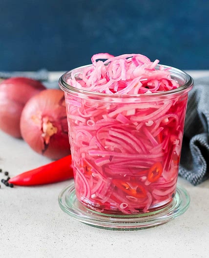 Quick Pickled Red Onions (ready in 30 minutes!)