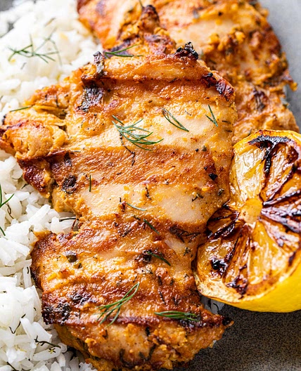 Grilled Tahini Chicken