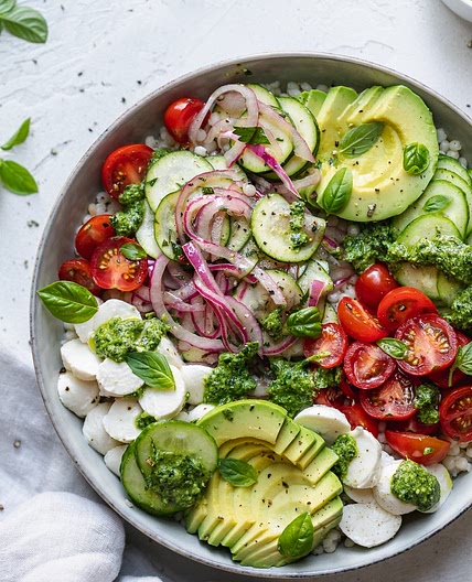Summer Pesto Couscous Bowls
