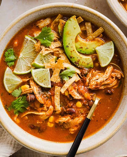 Easy Chicken Tortilla Soup