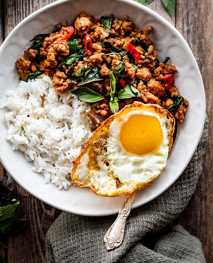 Pad Kra Pao (Thai Basil Pork)