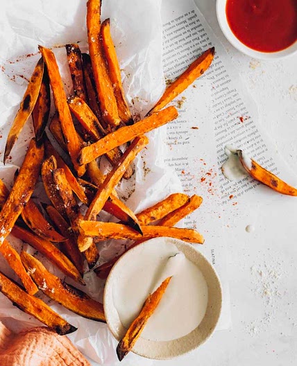 Oil-Free Sweet Potato Fries
