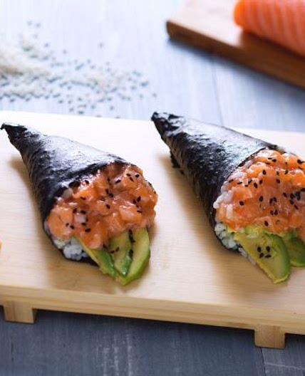 Temaki di salmone