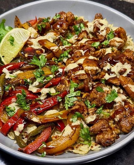 BBQ Chicken and Veggie Bowls