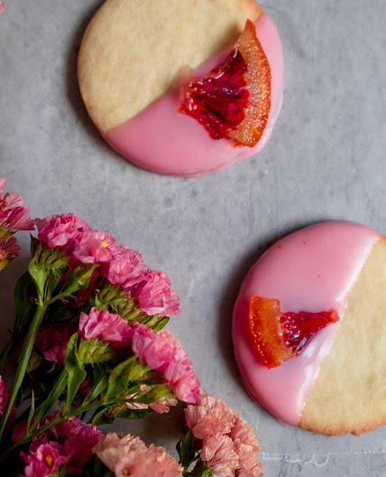 Blood Orange Sugar Cookies