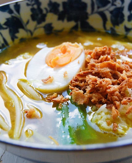 Een van onze favoriete maaltijdsoepen: Indonesische soto ayam
