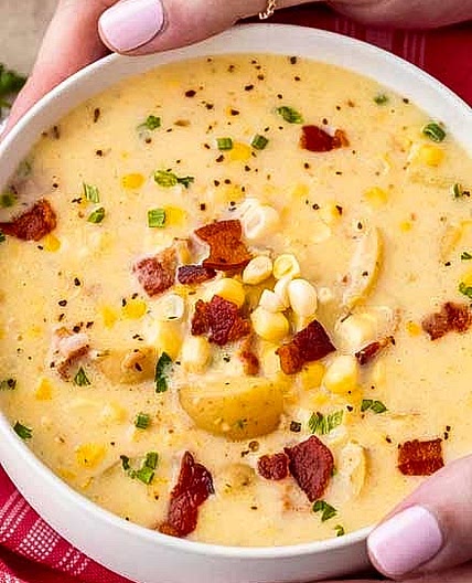 Hearty Homemade Corn Chowder
