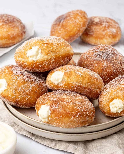 Bavarian Cream Donuts
