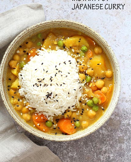Vegan Japanese Curry in Instant Pot (saucepan option)