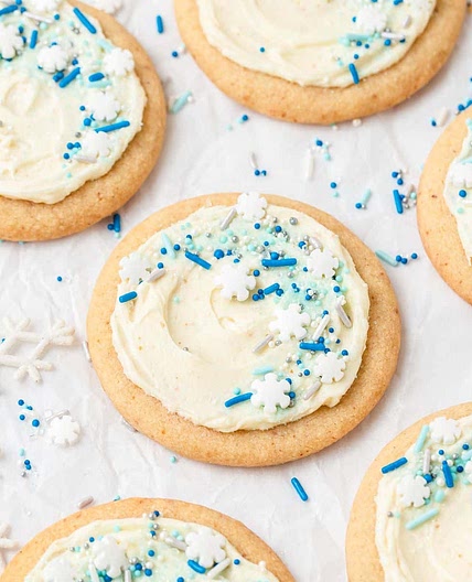 Frosted Eggnog Cookies