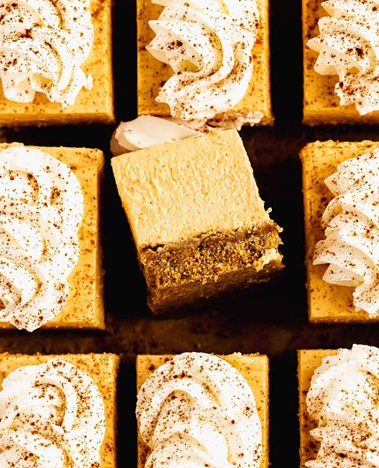 No Bake Pumpkin Cheesecake Bars