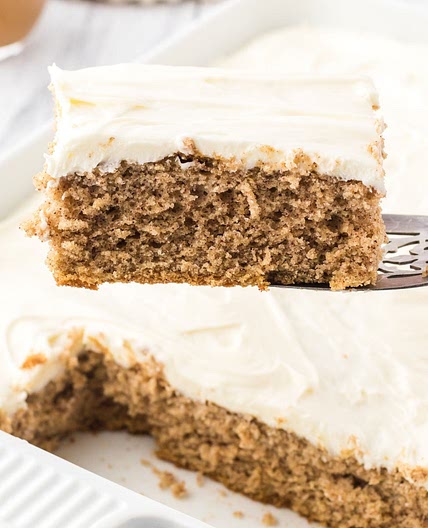 Spice Cake with Maple Cream Cheese Frosting