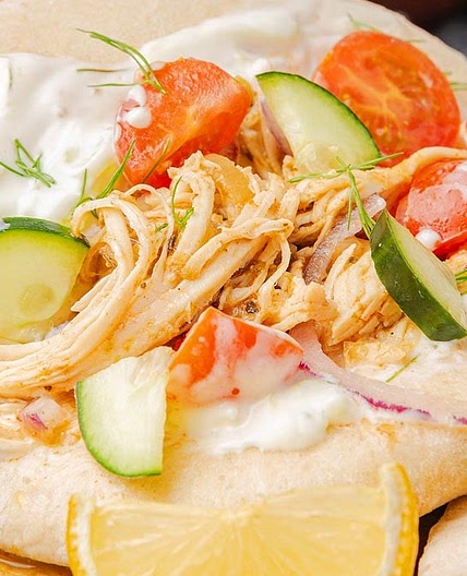 Slow Cooker Chicken Gyros