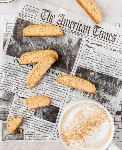 Brown Butter Almond Biscotti