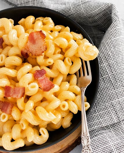 Pressure Cooker Bacon Mac and Cheese