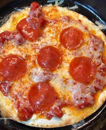 Cheesy Crispy Diabetic Pizza