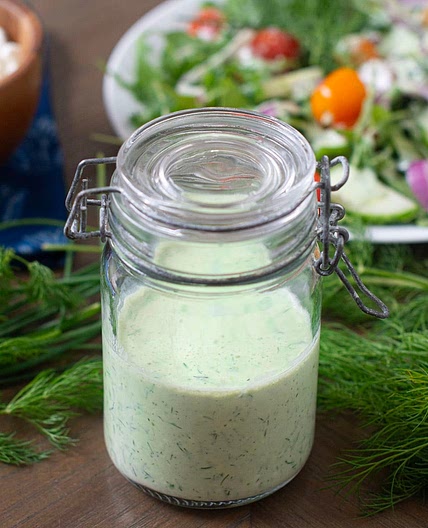 Cottage Cheese Green Goddess Salad Dressing Recipe