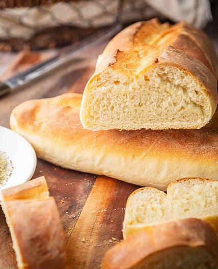 Homemade Crusty Italian Bread
