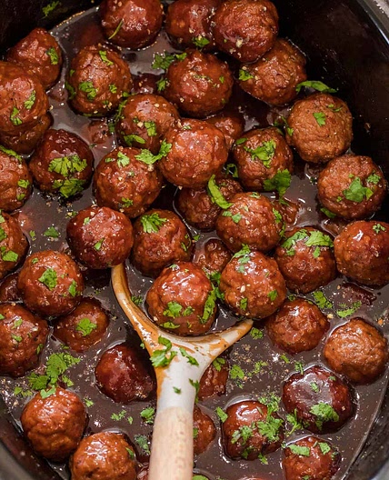 Easy Grape Jelly Meatballs Recipe